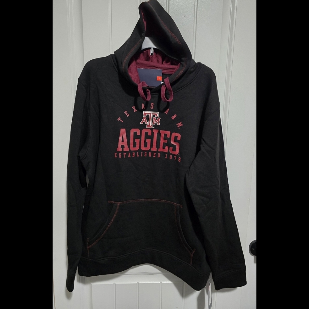 Fanatics Mens XL Texas A&M Aggies Hoodie New Black